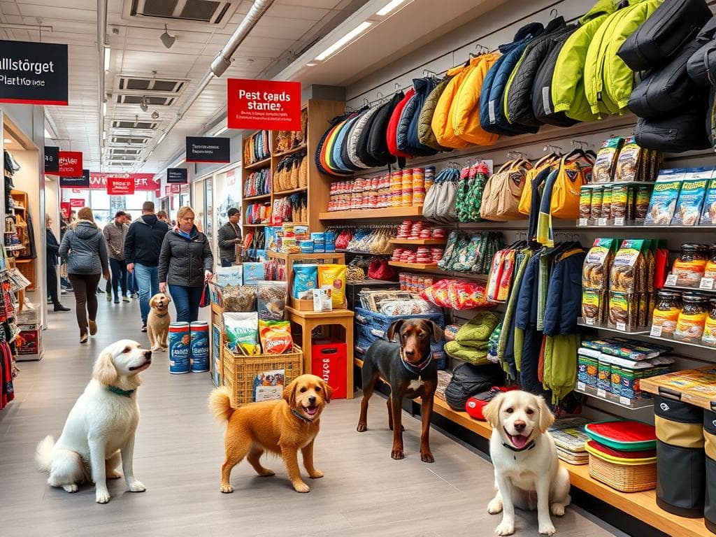 Butiker och service nära hundvänligt boende i Sälen