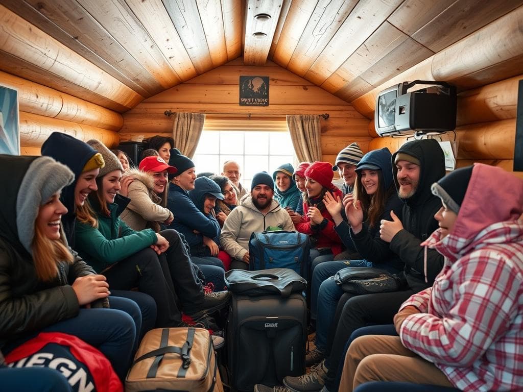 Kompisgäng i för litet boende i Sälen - ett vanligt misstag