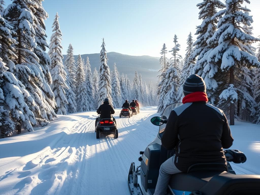 Skotersafari i Sälen arrangerad av våra samarbetspartners