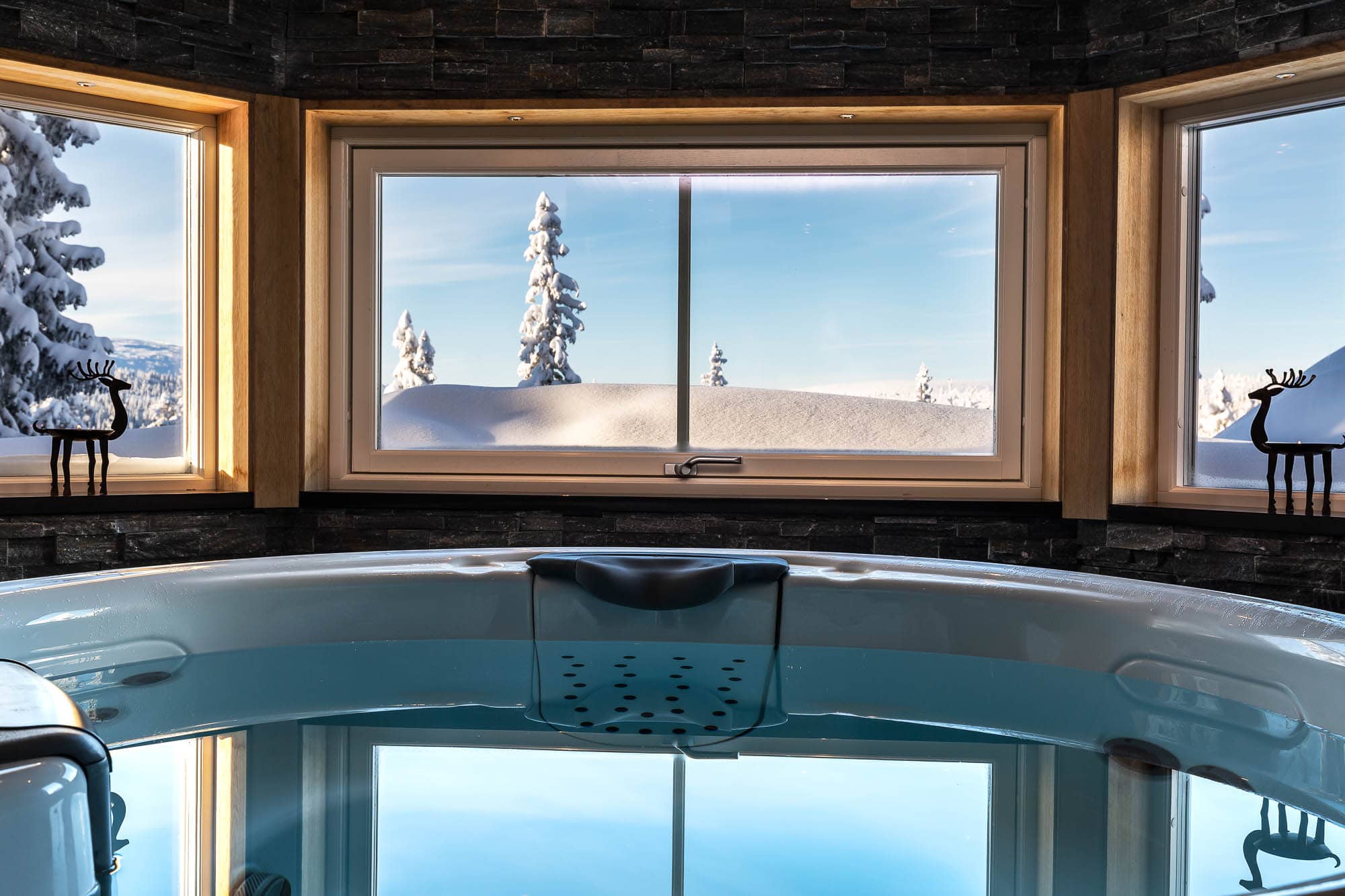 utsikt från Spabadet Sälengodset