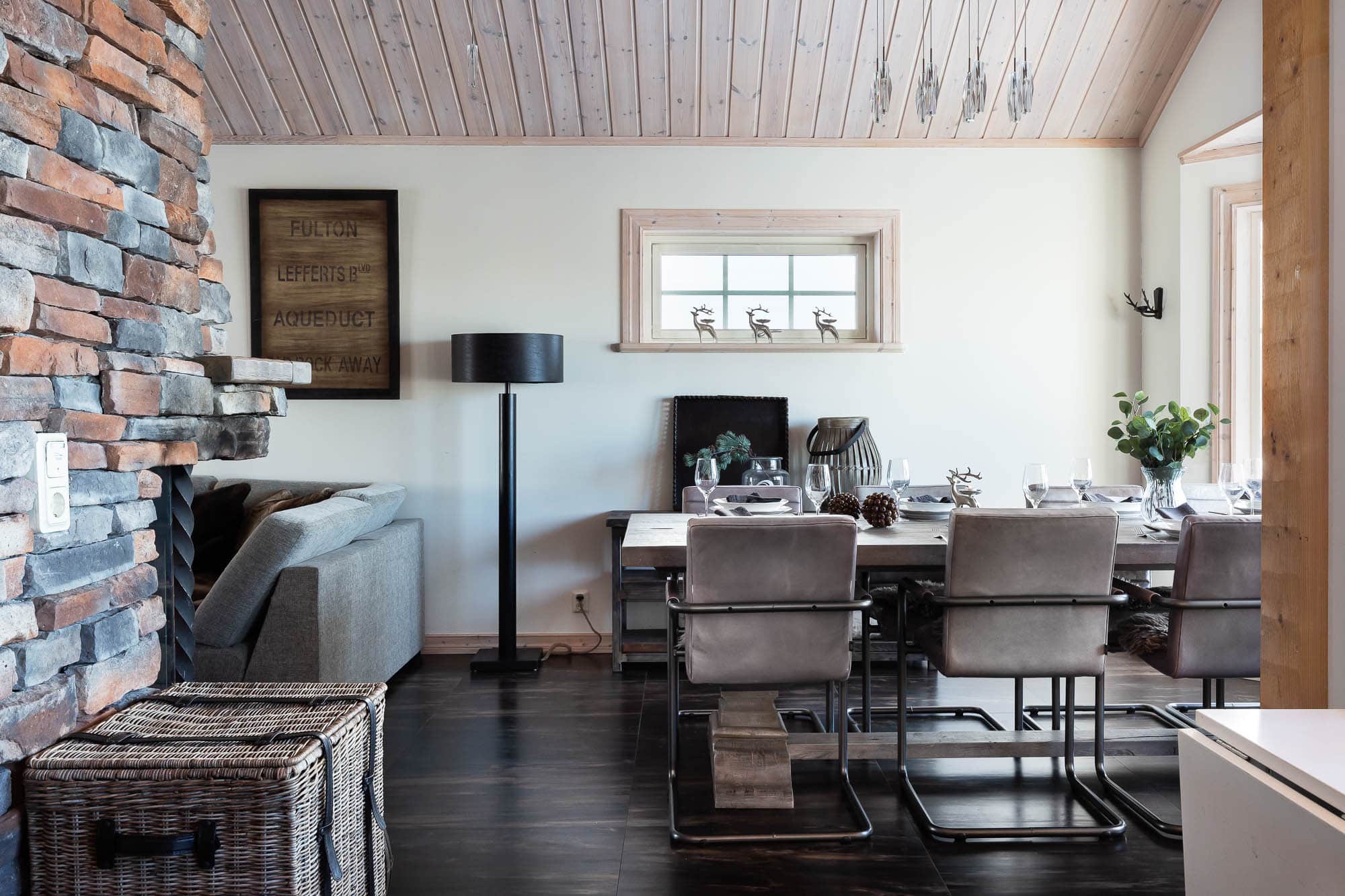 Vy från köket Sälengodset