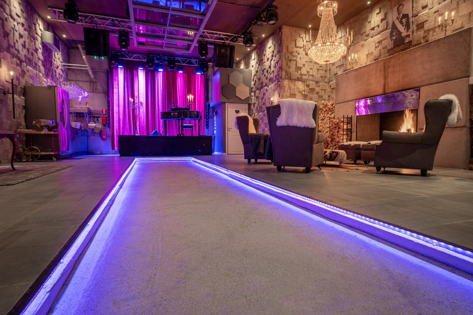 Elegant lokal med ljus och stil