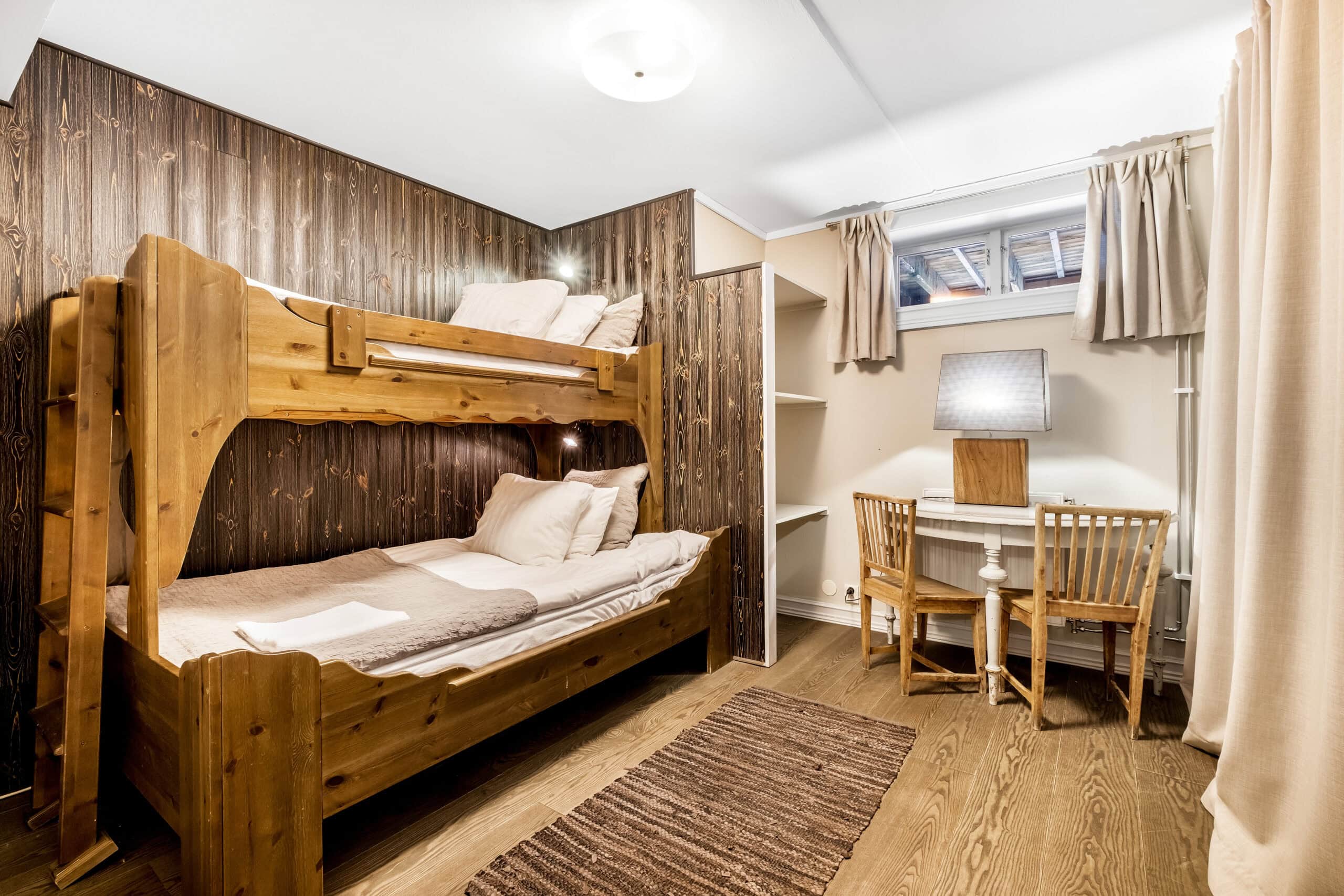 Sovrum i Gattarstugan i Sälen