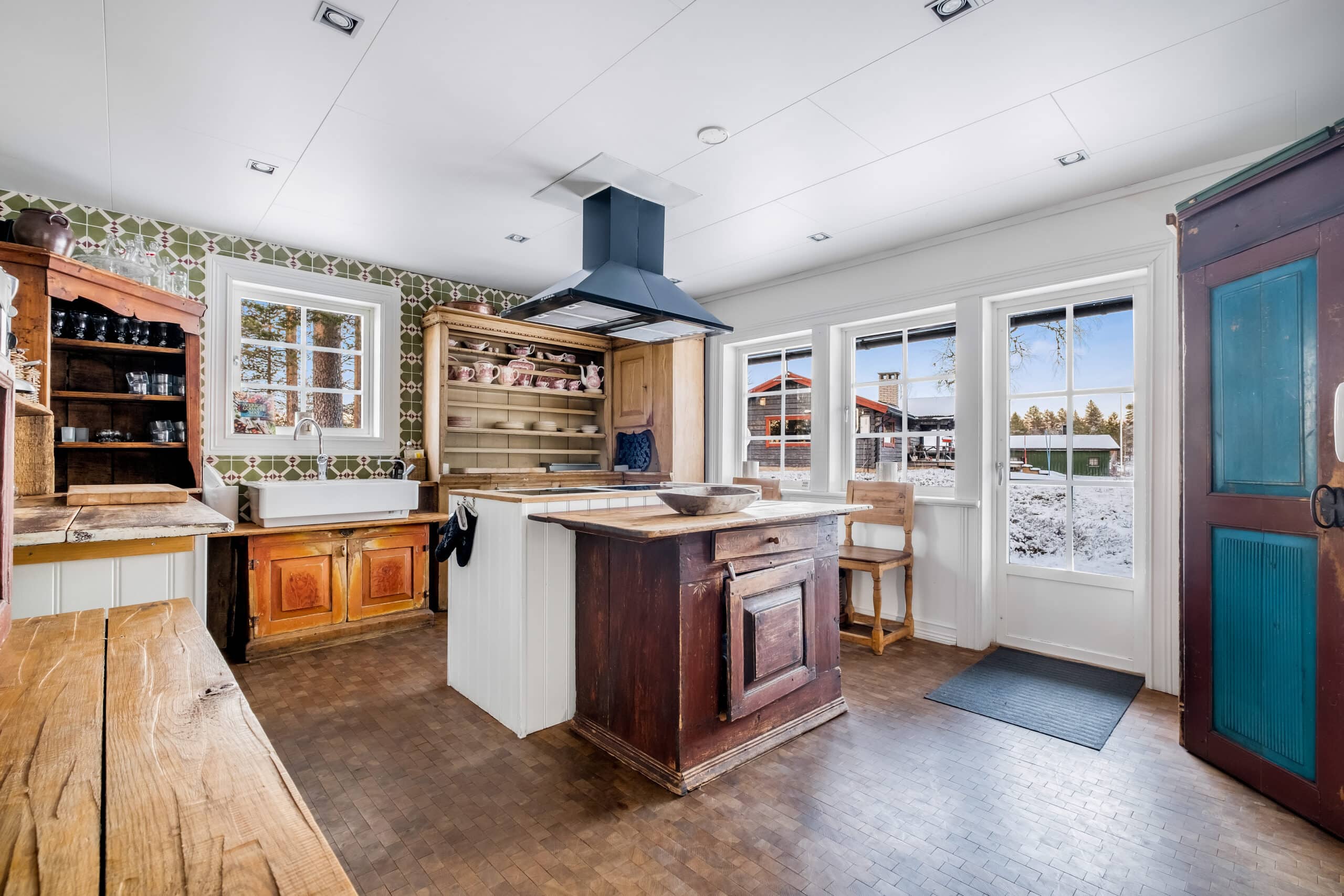 Köket i Gattarstugan i Sälen