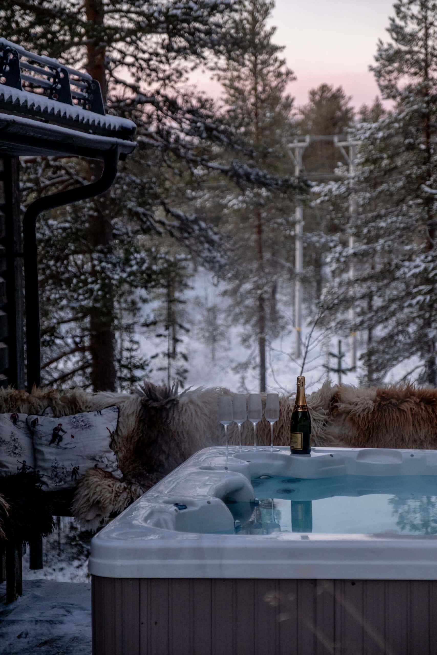 Spabad i Gattarstugan i Sälen