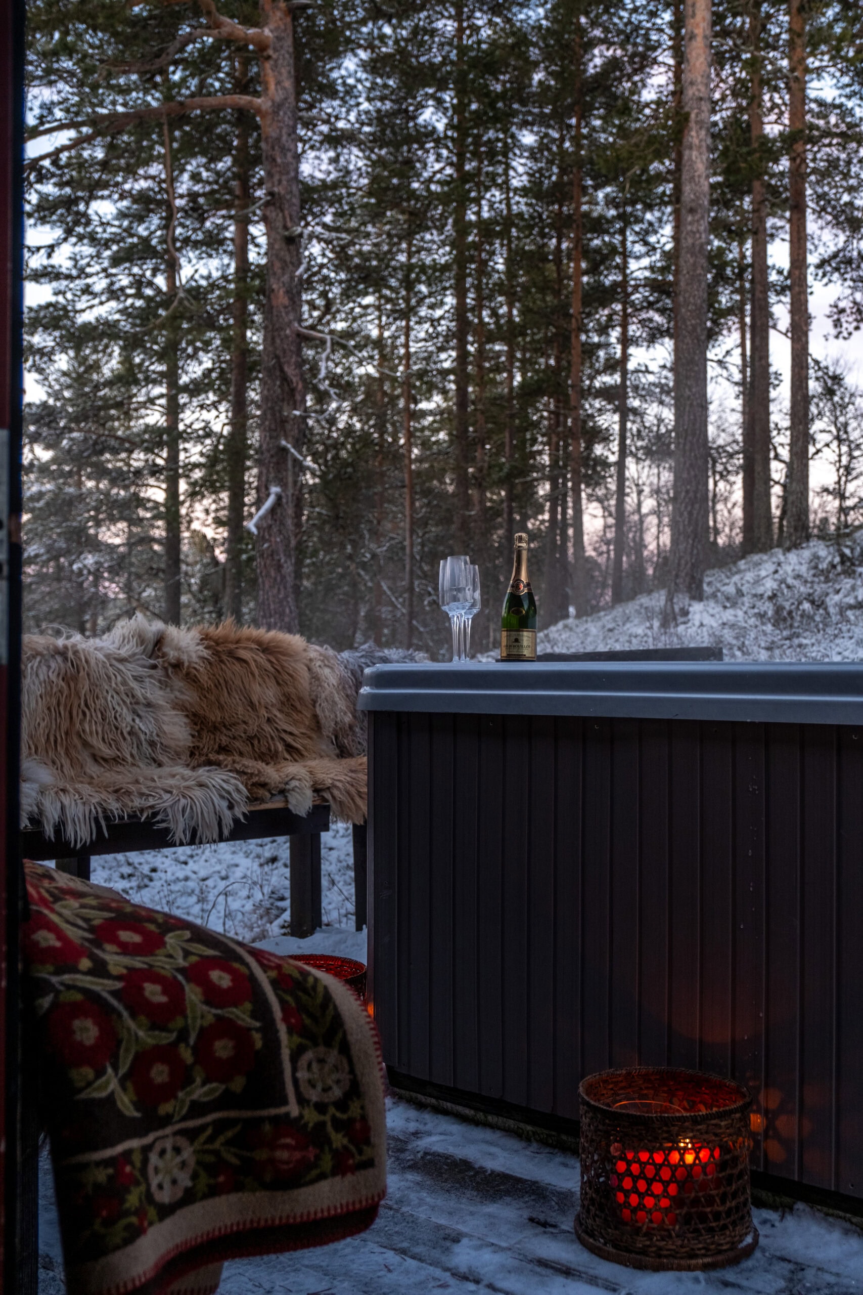 Utomhus Spabad Gattarstugan i Sälen