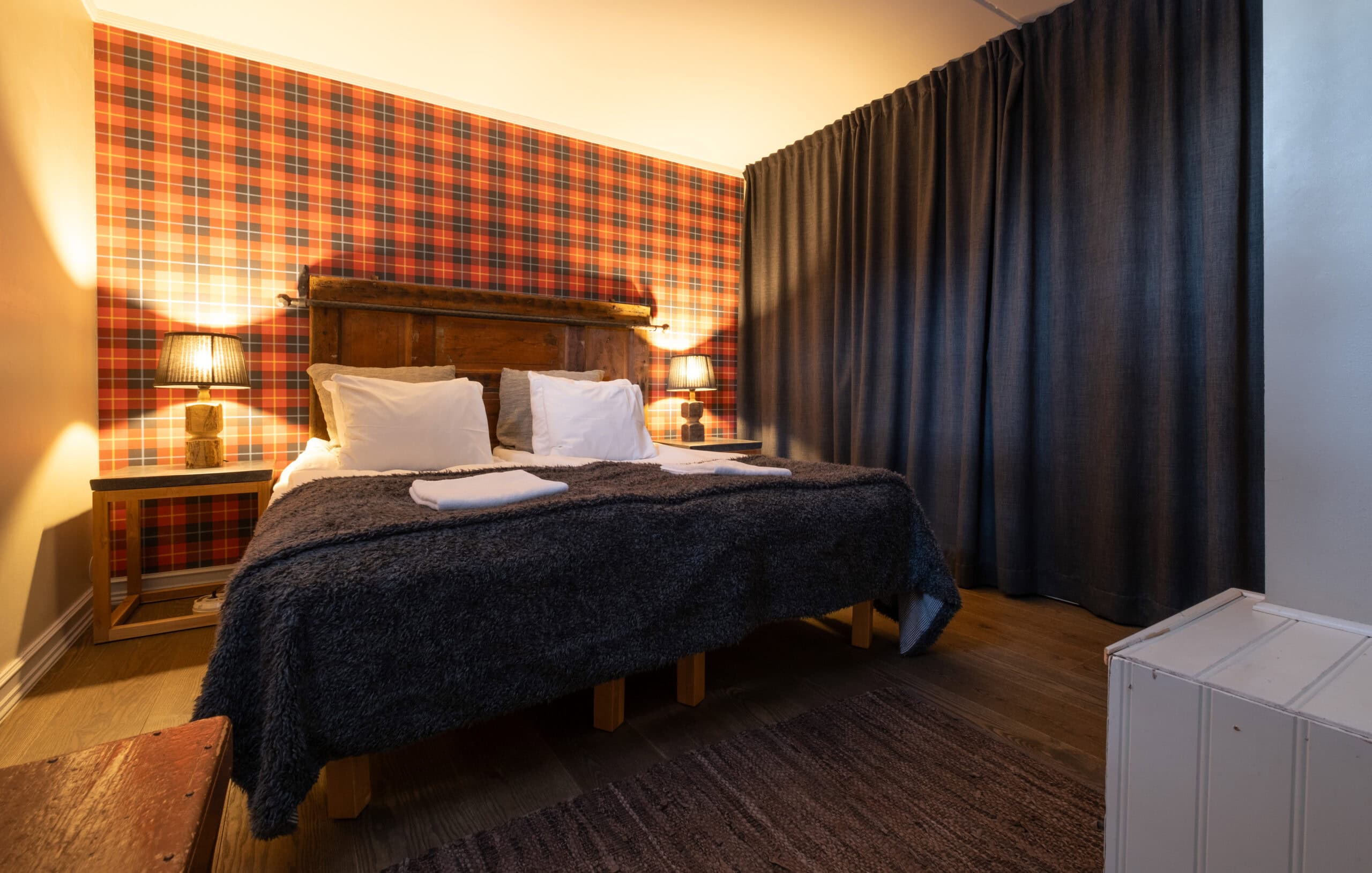 Sovrum med dubbelsäng Gattarstugan i Tandådalen Sälen