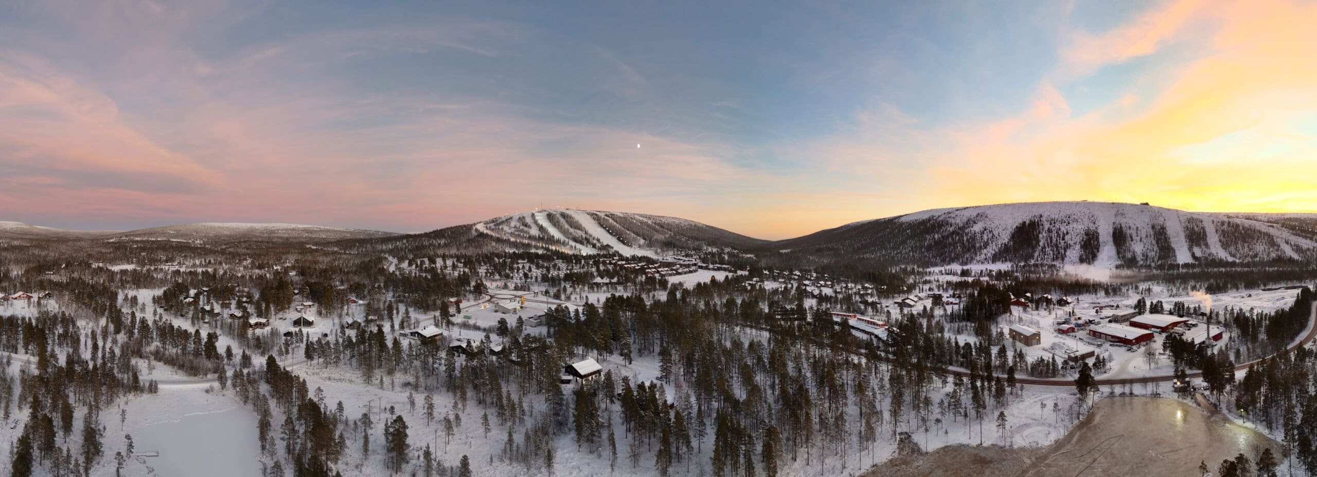 Panoramavy över Tandådalen och hundfjället