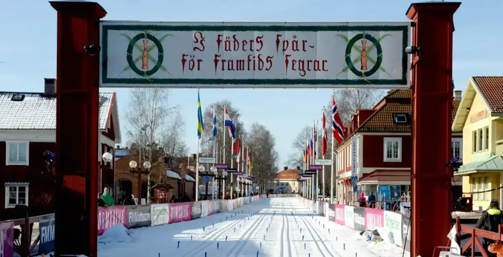 Målgång vasaloppet